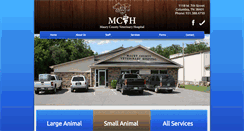 Desktop Screenshot of maurycountyvet.com