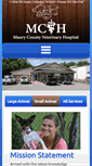Mobile Screenshot of maurycountyvet.com